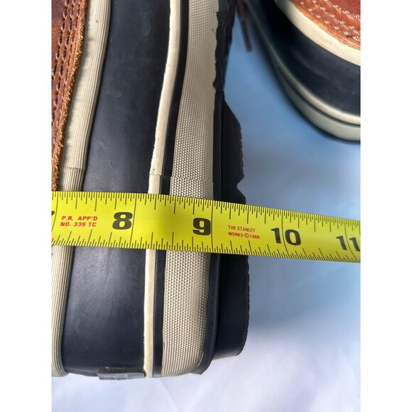 Sorel Womens Waterproof Leather Winter Boots Size 8 Brown READ - Picture 5 of 15